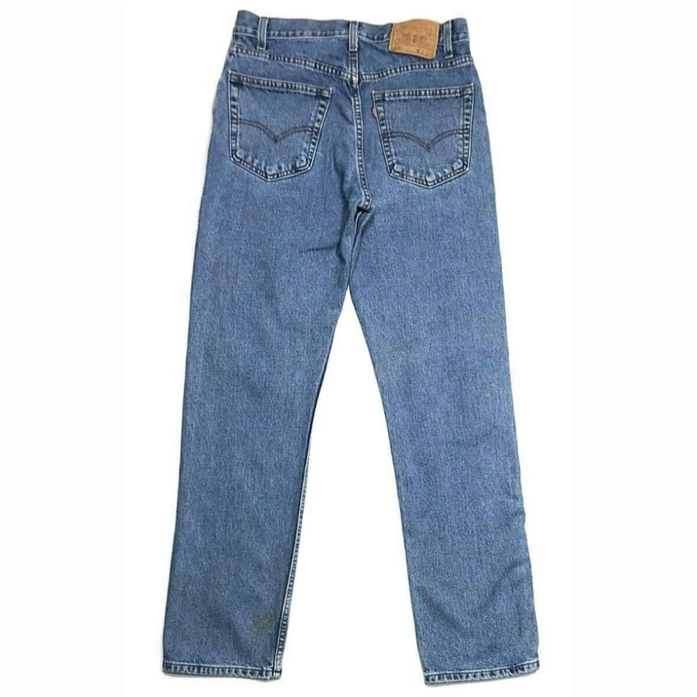 SOLD Levi's 33x32 505 Regular Fit Blue Jean GUC - Picture 2 of 8